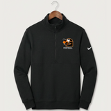 Giltner High School Football - Black Nike Club Fleece Sleeve Swoosh 1/2-Zip NKDX6718