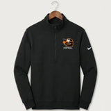 Giltner High School Football - Black Nike Club Fleece Sleeve Swoosh 1/2-Zip NKDX6718