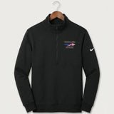 Wilson Area School Soccer Soccer - Black Nike Club Fleece Sleeve Swoosh 1/2-Zip NKDX6718