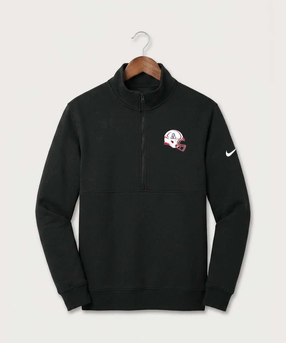 Apollo High School Football (Boys) - Black Nike Club Fleece Sleeve Swoosh 1/2-Zip NKDX6718
