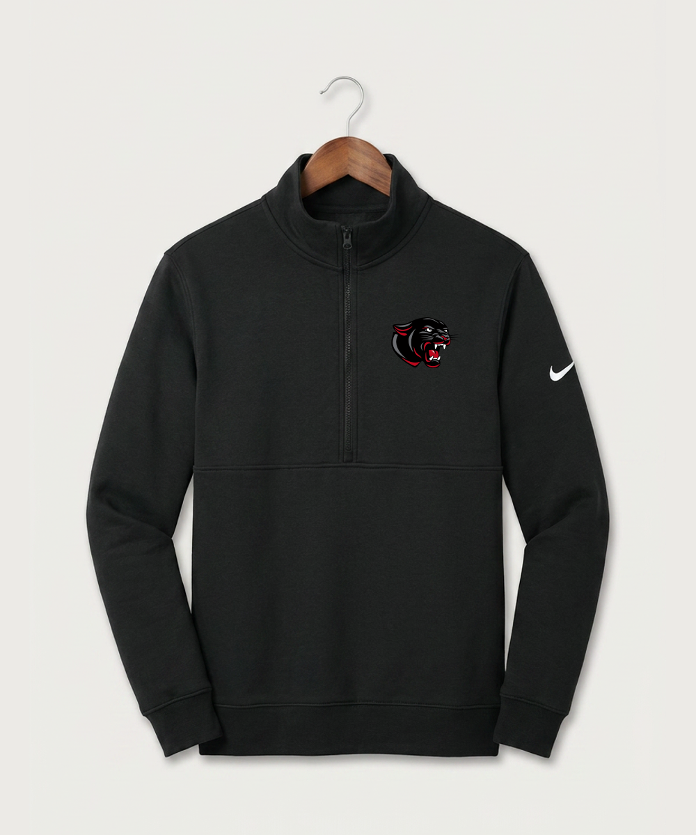 Tracy-Milroy-Balaton High School Volleyball (Girls) - Black Nike Club Fleece Sleeve Swoosh 1/2-Zip NKDX6718