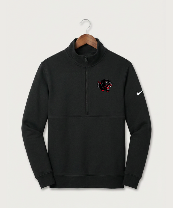 Tracy-Milroy-Balaton High School Volleyball (Girls) - Black Nike Club Fleece Sleeve Swoosh 1/2-Zip NKDX6718