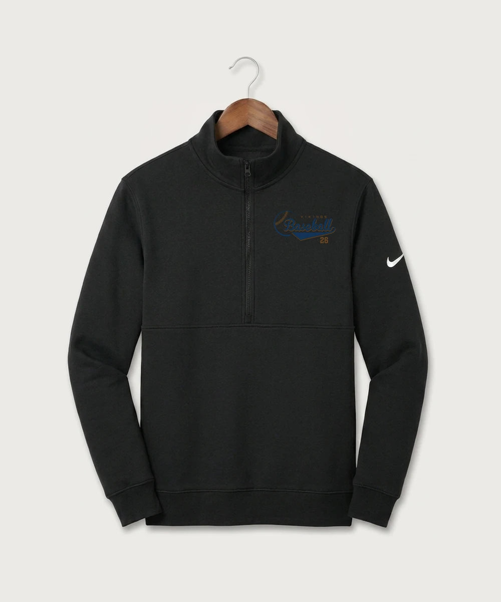 Codex Team Store E2E Cancel 20260921 - Black Nike Club Fleece Sleeve Swoosh 1/2-Zip NKDX6718