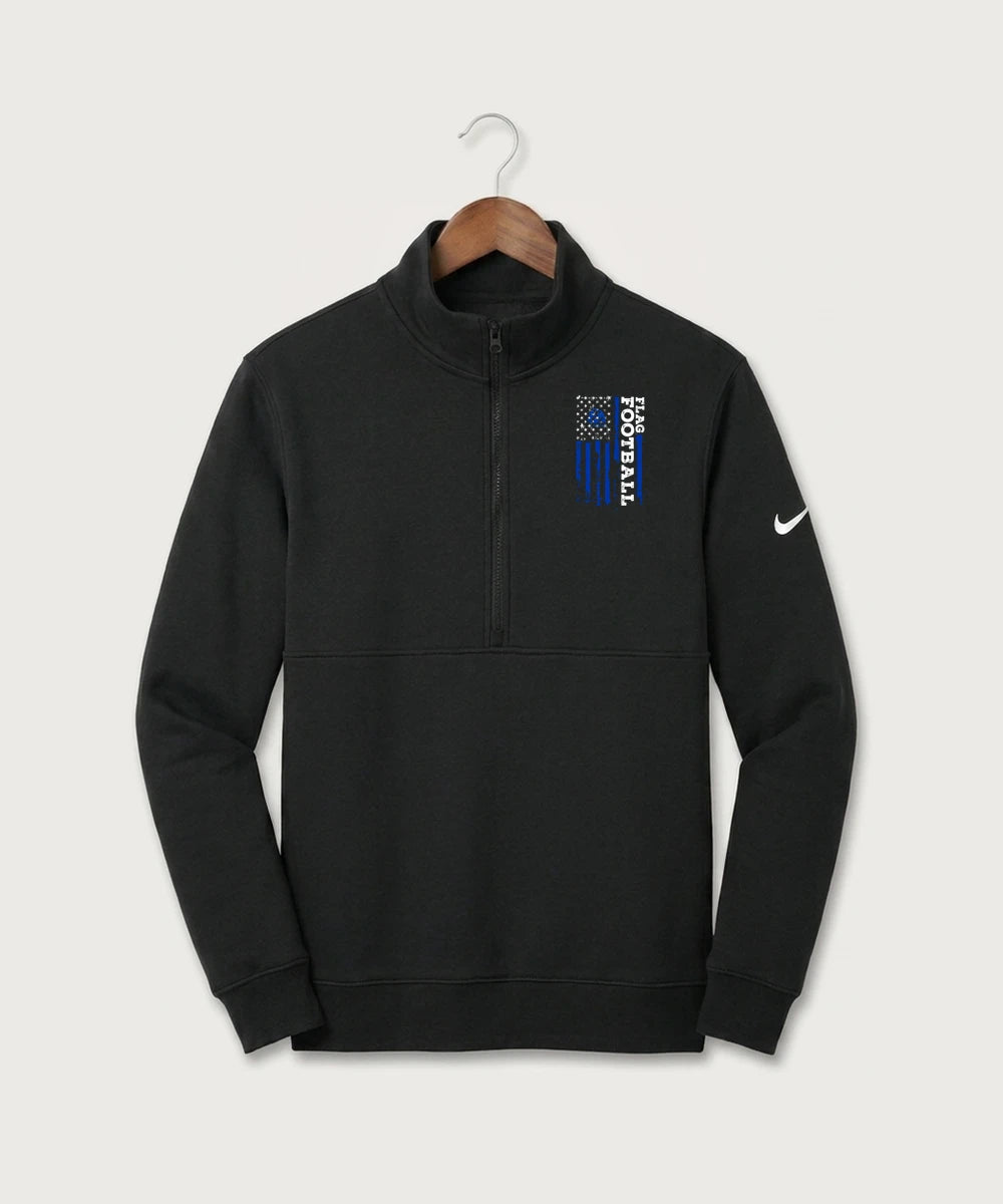 GhostFit Team Store E2E 1790034338 - Black Nike Club Fleece Sleeve Swoosh 1/2-Zip NKDX6718