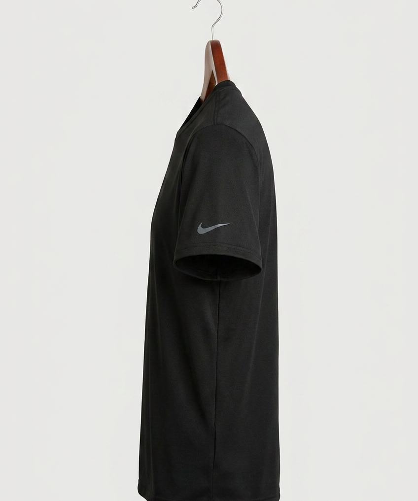 Hancock High School Football (Boys) - Black Nike Swoosh Sleeve rLegend Tee NKDX8730 (side)