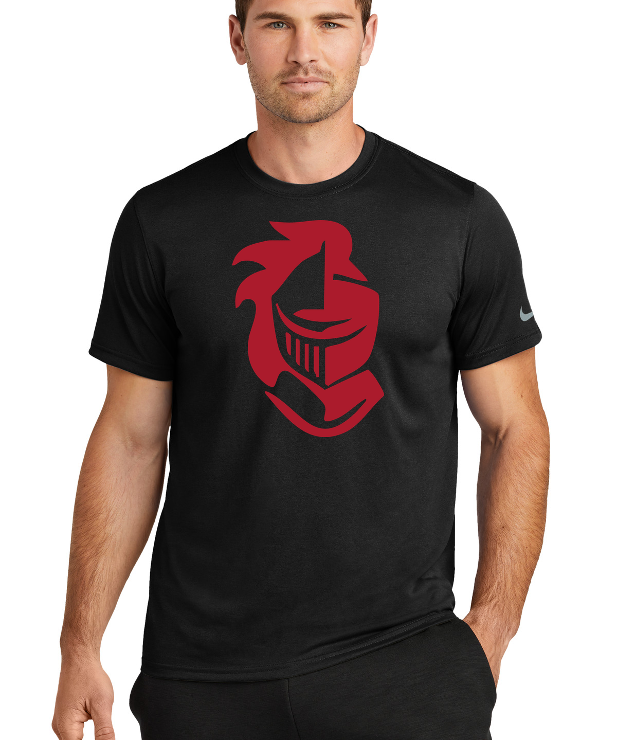 ACGE Football - Black Nike Swoosh Sleeve rLegend Tee NKDX8730