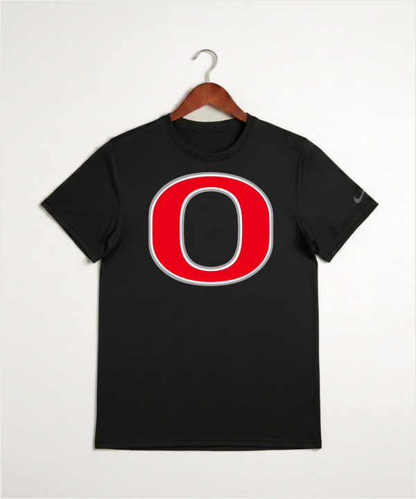 Osakis High School Athletics Coed - Black Nike Swoosh Sleeve rLegend Tee NKDX8730