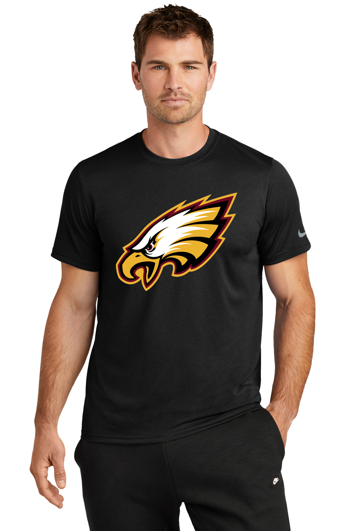 Dover-Eyota Football - Black Nike Swoosh Sleeve rLegend Tee NKDX8730