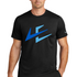 Leading Edge example_store - Black Nike Swoosh Sleeve rLegend Tee NKDX8730