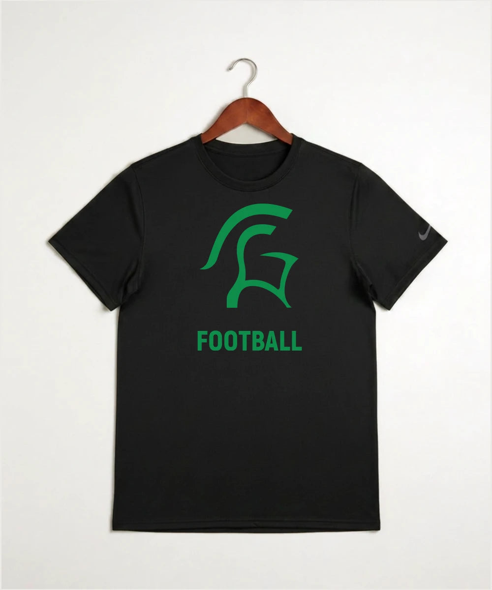 La Crescent-Hokah High School Football (Boys) - Black Nike Swoosh Sleeve rLegend Tee NKDX8730