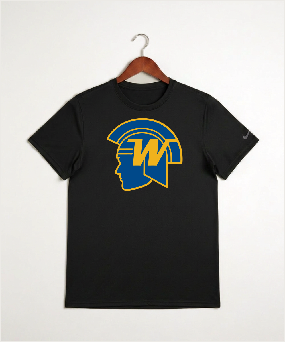 Wayzata High School Football (Boys) - Black Nike Swoosh Sleeve rLegend Tee NKDX8730