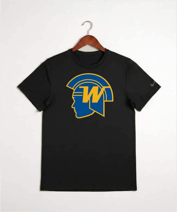 Wayzata High School Football (Boys) - Black Nike Swoosh Sleeve rLegend Tee NKDX8730