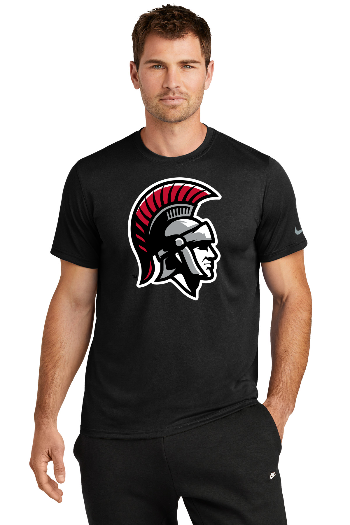 Worthington Football - Black Nike Swoosh Sleeve rLegend Tee NKDX8730