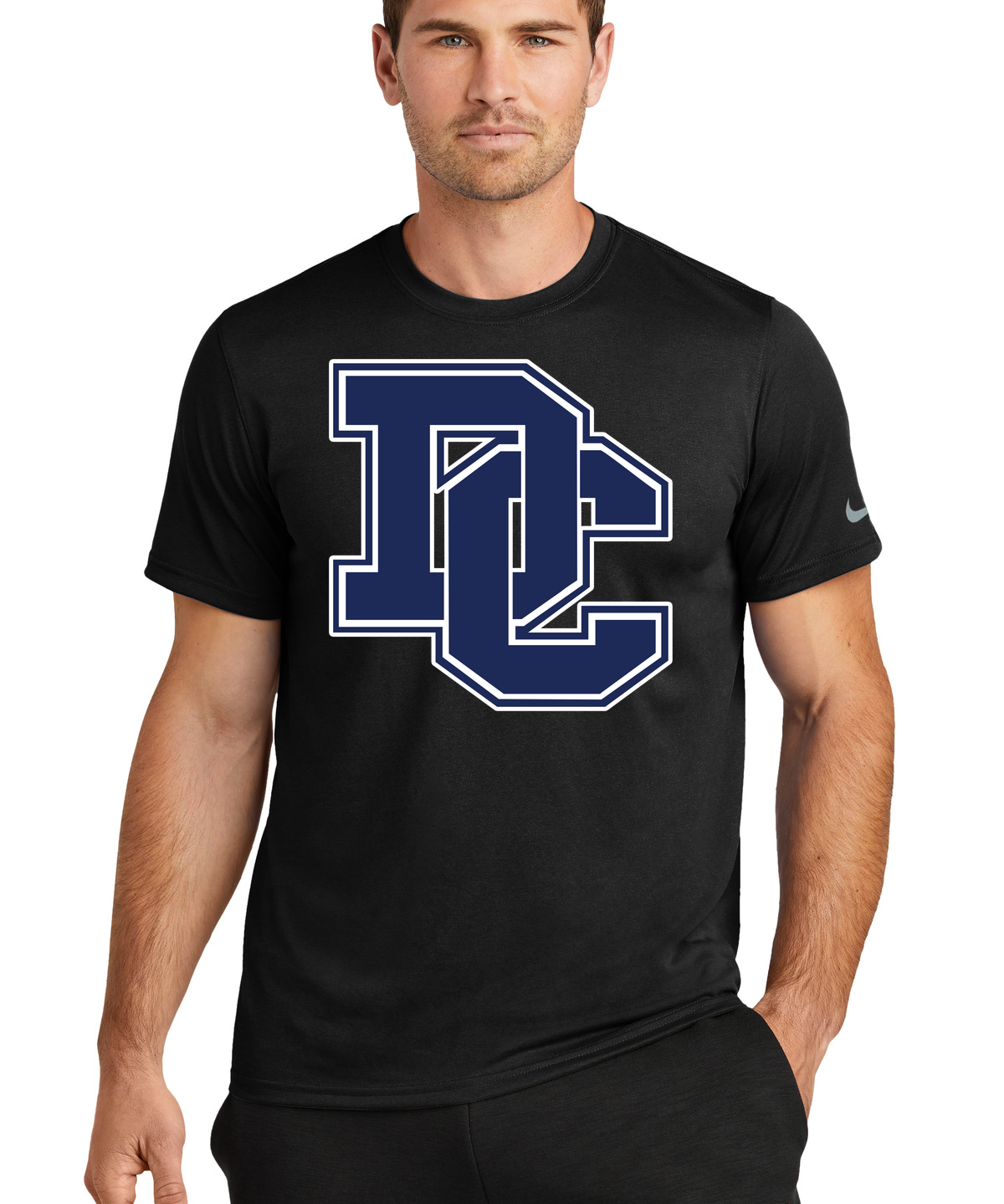 Dassel-Cokato Football - Black Nike Swoosh Sleeve rLegend Tee NKDX8730