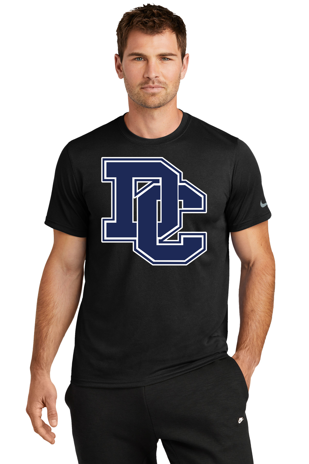 Dassel-Cokato Football - Black Nike Swoosh Sleeve rLegend Tee NKDX8730