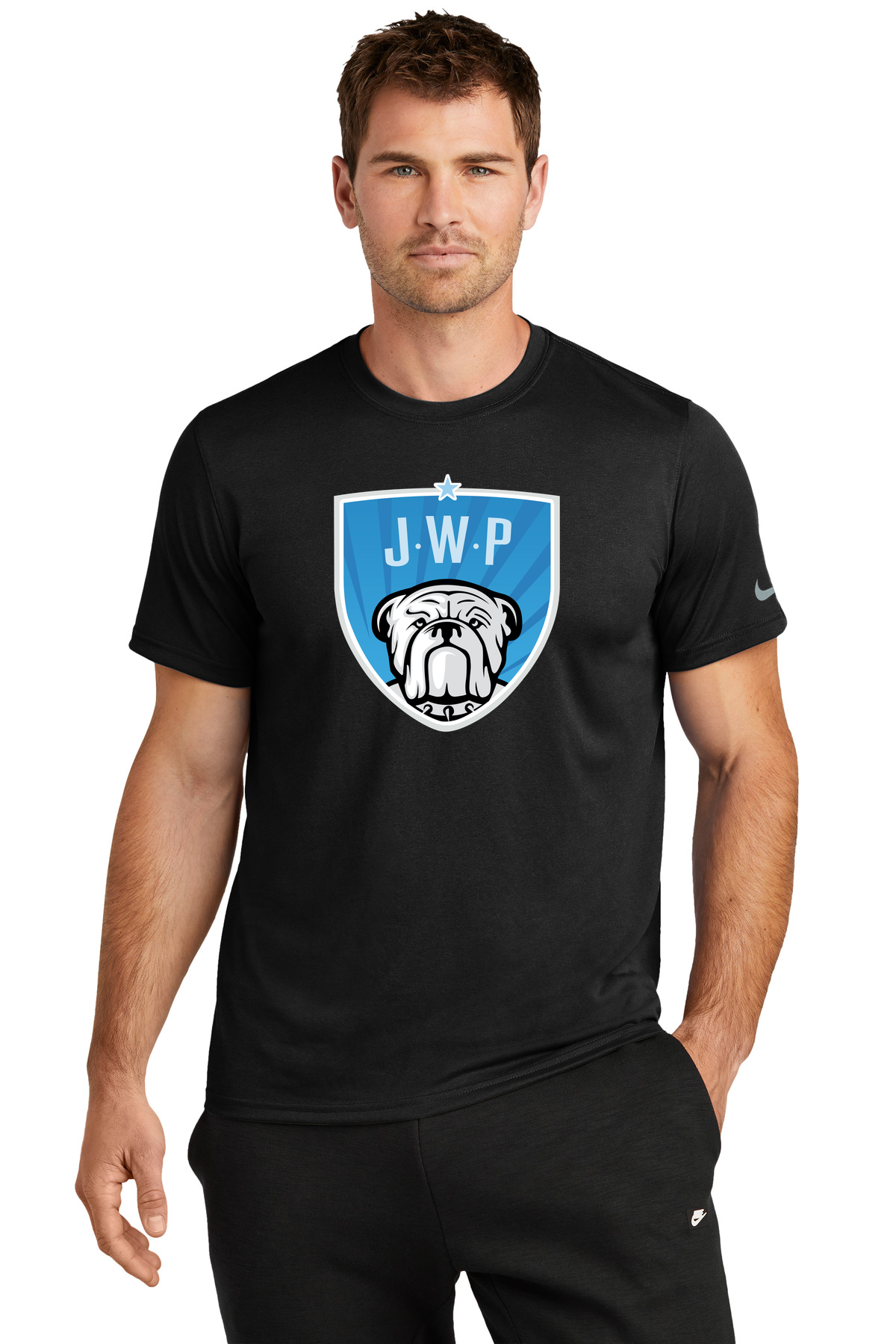 JWP Volleyball - Black Nike Swoosh Sleeve rLegend Tee NKDX8730