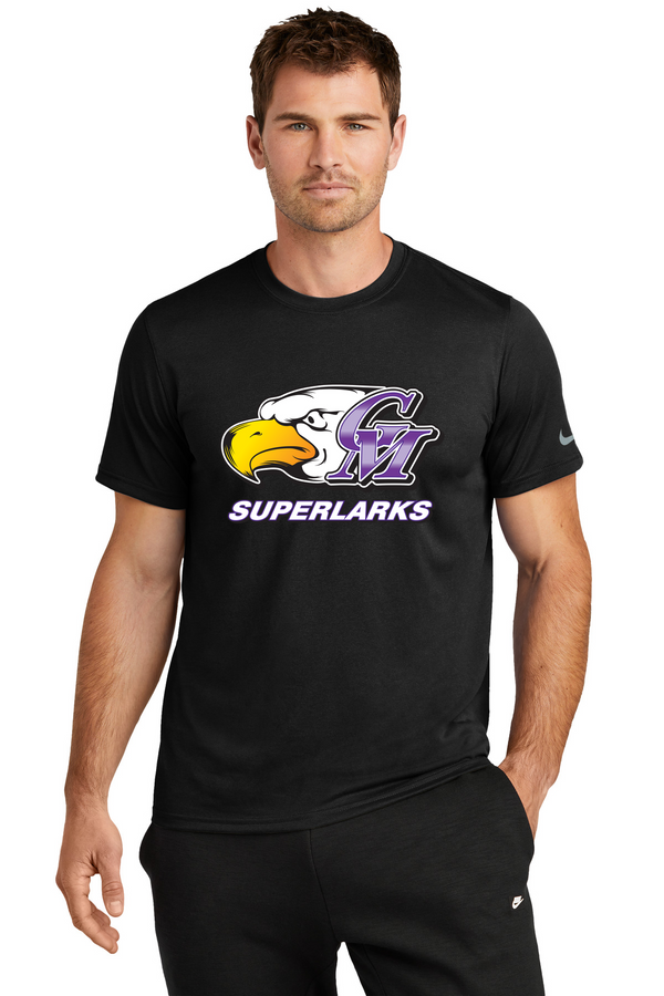 Grand Meadow Football - Black Nike Swoosh Sleeve rLegend Tee NKDX8730