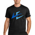 Leading Edge example_store - Black Nike Swoosh Sleeve rLegend Tee NKDX8730