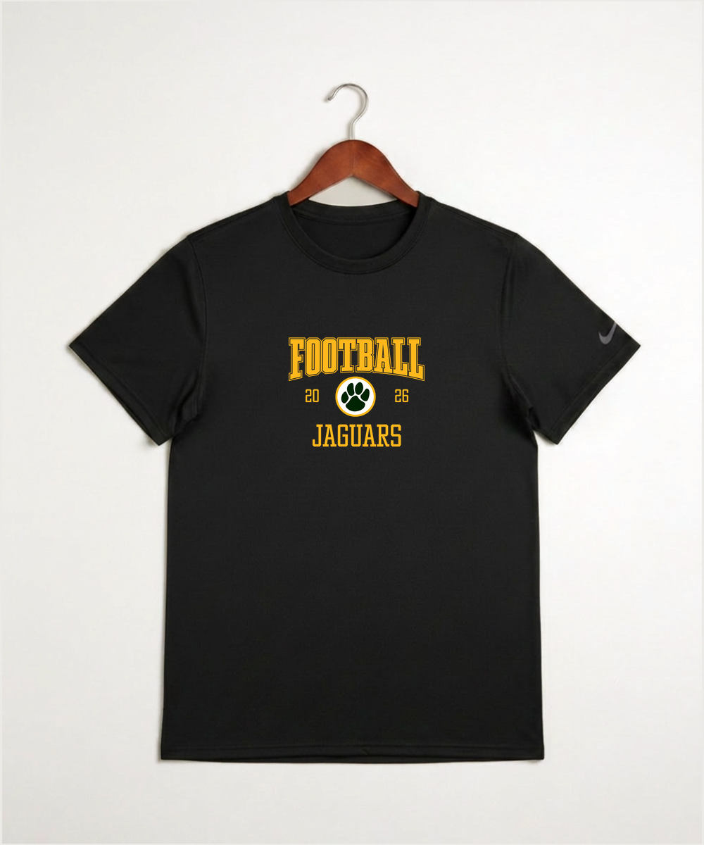 Ashwaubenon High School Football (Boys) (Sandbox) - Black Nike Swoosh Sleeve rLegend Tee NKDX8730