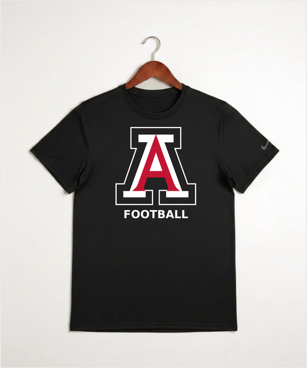 Amboy Football general - Black Nike Swoosh Sleeve rLegend Tee NKDX8730