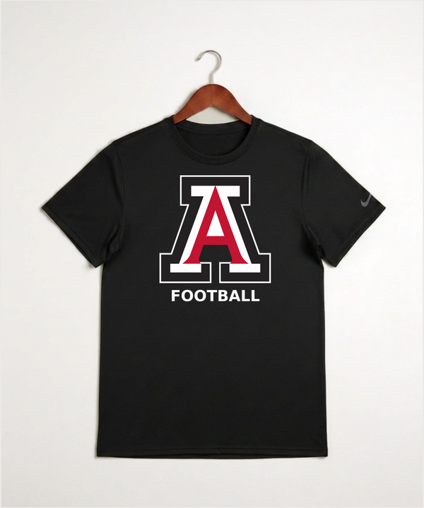 Amboy Football general - Black Nike Swoosh Sleeve rLegend Tee NKDX8730