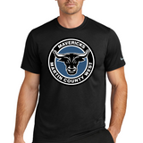 Martin County West Football - Black Nike Swoosh Sleeve rLegend Tee NKDX8730
