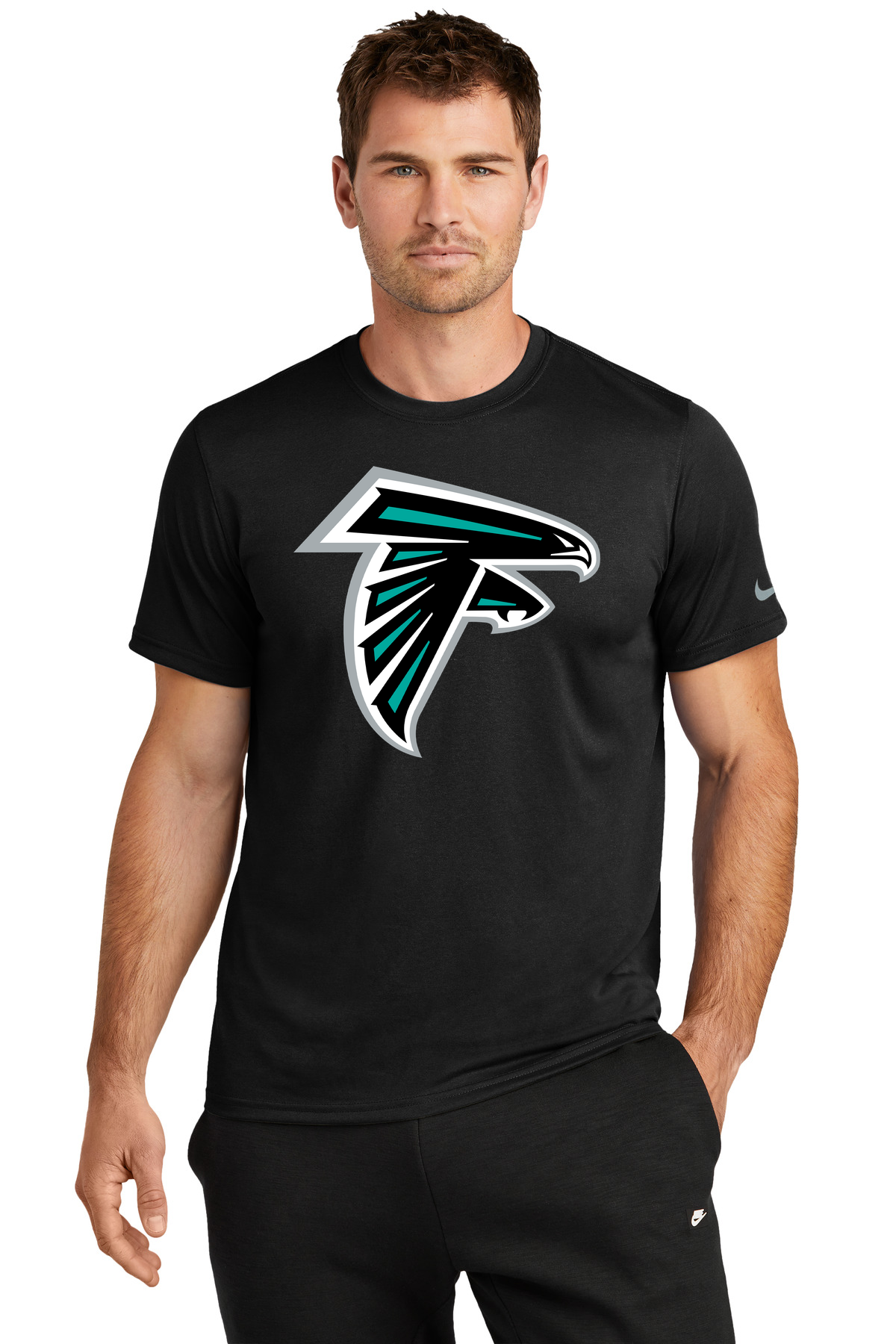Fillmore Central Football - Black Nike Swoosh Sleeve rLegend Tee NKDX8730