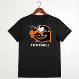 Giltner High School Football - Black Nike Swoosh Sleeve rLegend Tee NKDX8730