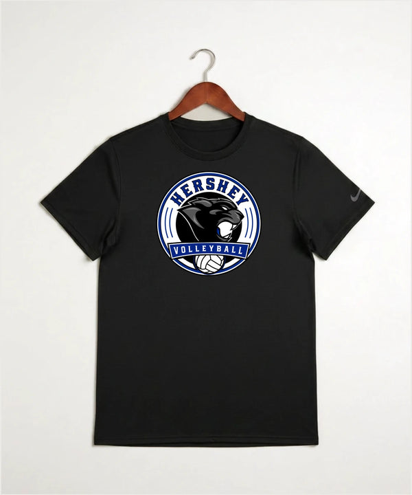 Hershey High School Volleyball Team Store - Black Nike Swoosh Sleeve rLegend Tee NKDX8730