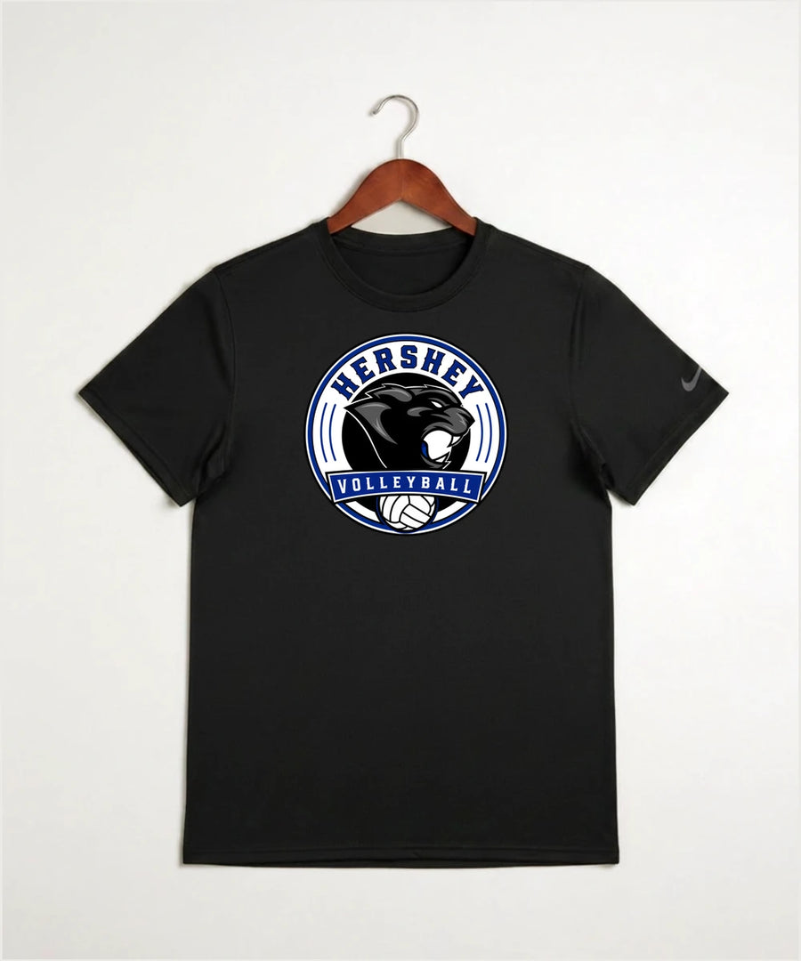 Hershey High School Volleyball Team Store - Black Nike Swoosh Sleeve rLegend Tee NKDX8730