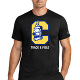Clearview High School track_field - Black Nike Swoosh Sleeve rLegend Tee NKDX8730