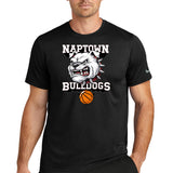 Naptown basketball_boys - Black Nike Swoosh Sleeve rLegend Tee NKDX8730