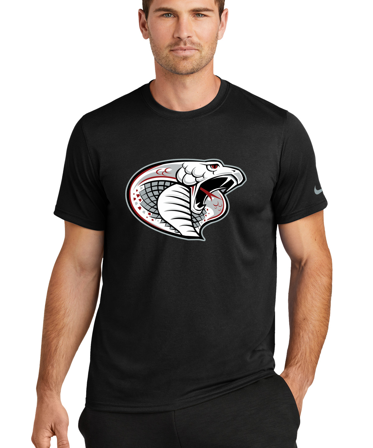 Triton Volleyball - Black Nike Swoosh Sleeve rLegend Tee NKDX8730