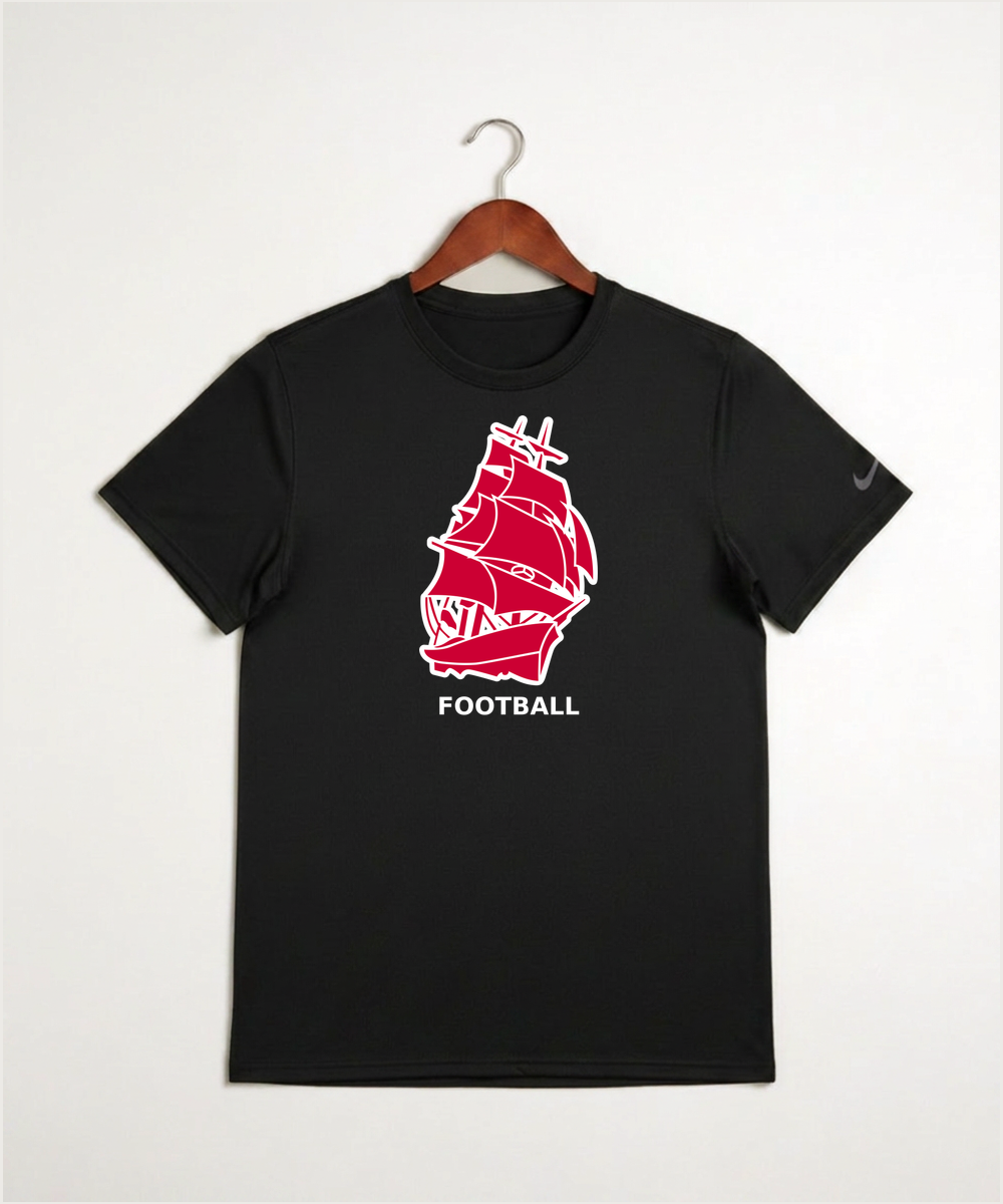 Amboy Football general - Black Nike Swoosh Sleeve rLegend Tee NKDX8730