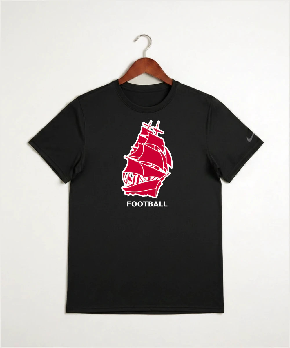Amboy Football general - Black Nike Swoosh Sleeve rLegend Tee NKDX8730