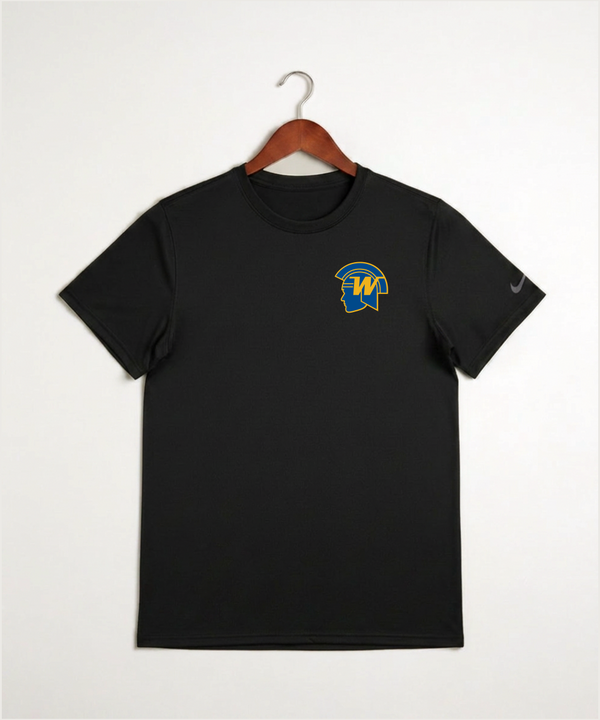 Wayzata High School Football (Boys) - Black Nike Swoosh Sleeve rLegend Tee NKDX8730