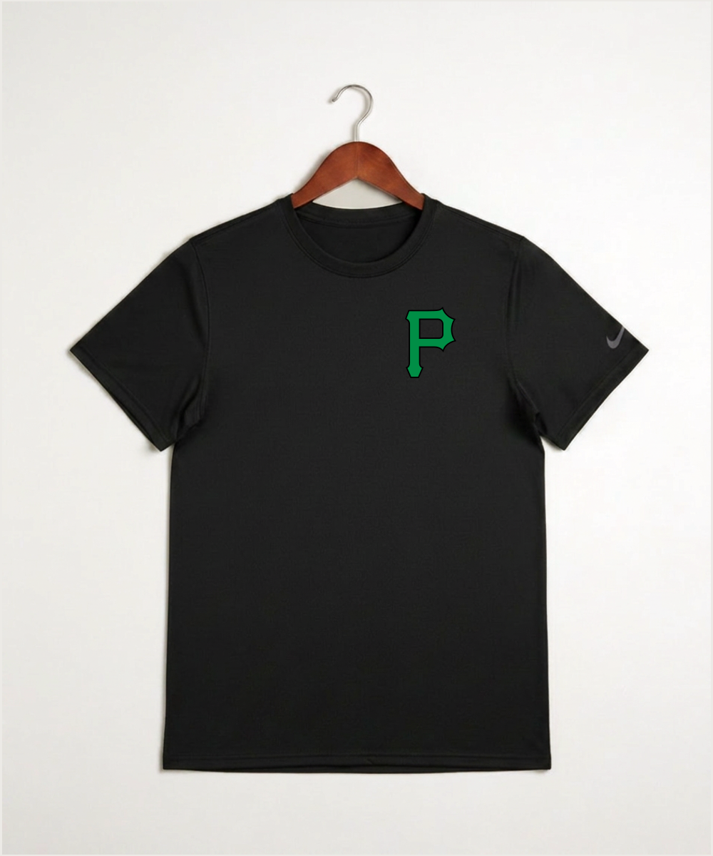 Pipestone Area High School Volleyball (Girls) - Black Nike Swoosh Sleeve rLegend Tee NKDX8730