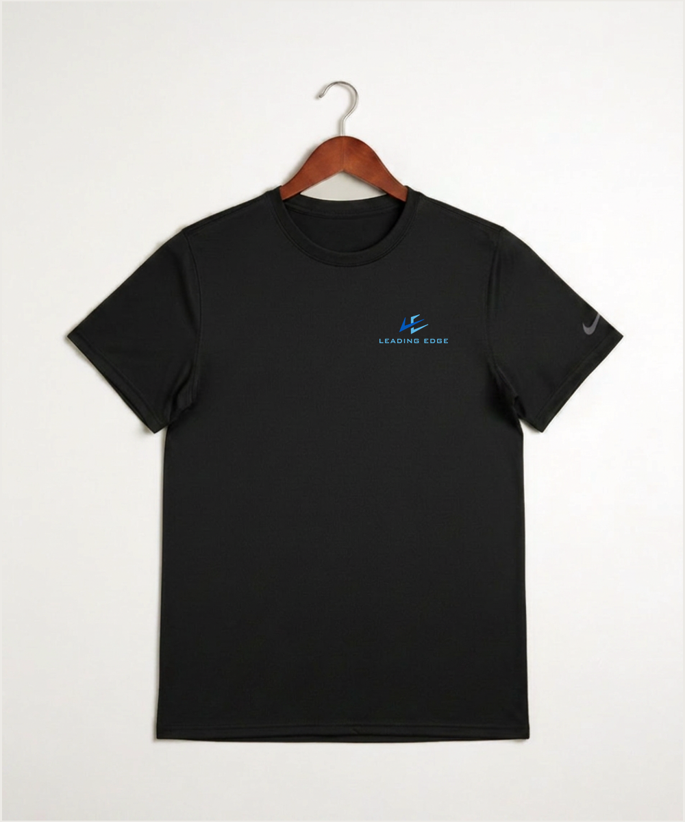 Leading Edge Team Store - Black Nike Swoosh Sleeve rLegend Tee NKDX8730