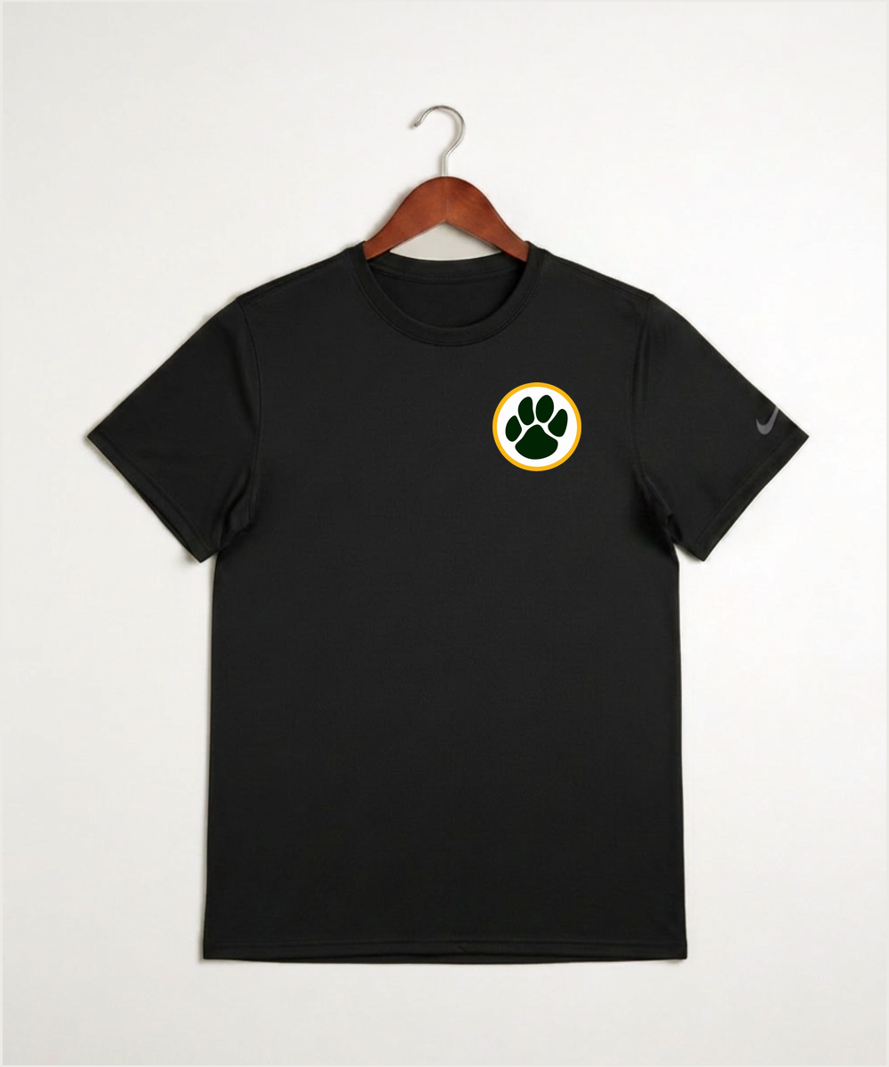 Ashwaubenon High School Football (Boys) - Black Nike Swoosh Sleeve rLegend Tee NKDX8730