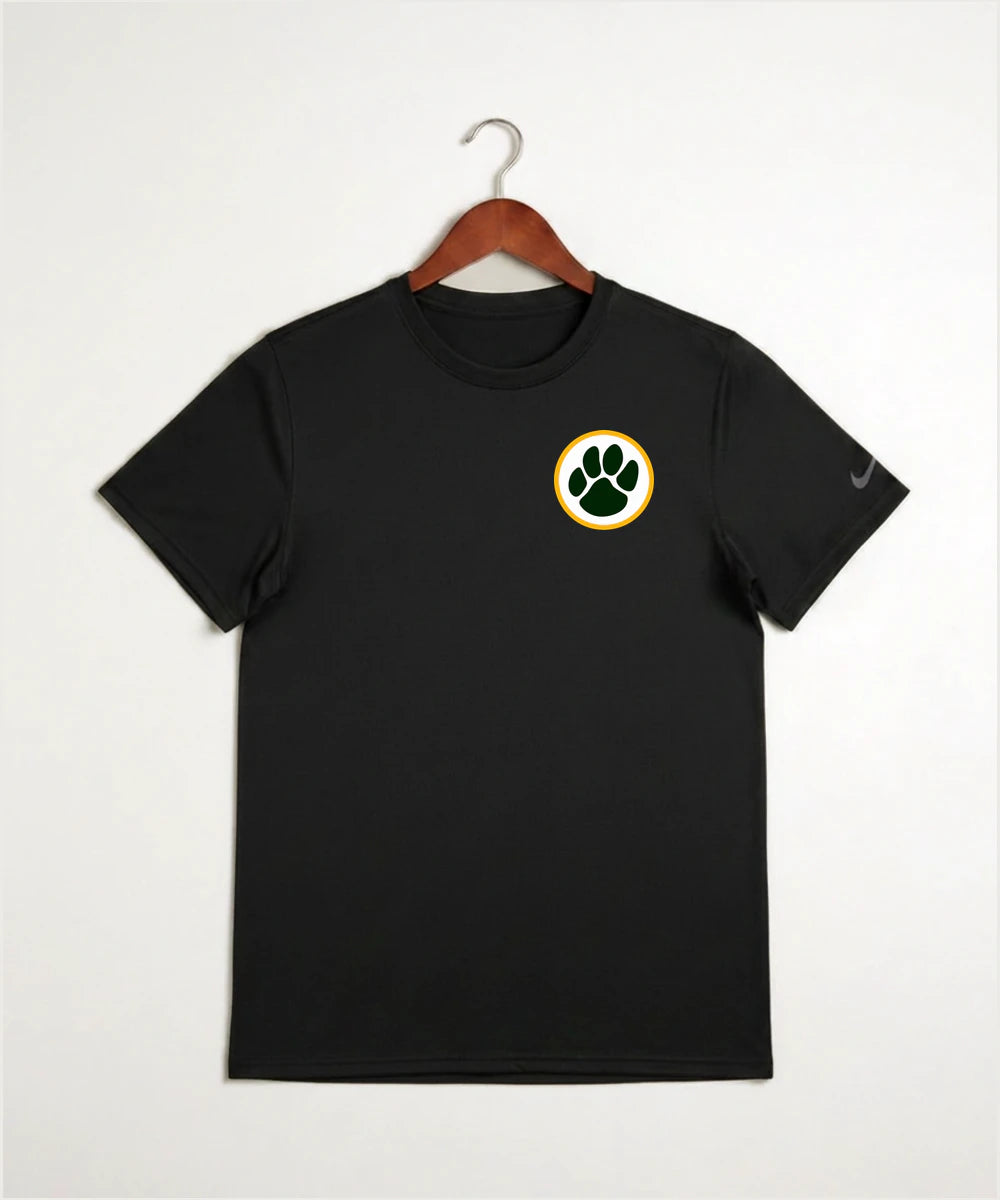 Ashwaubenon High School Football (Boys) - Black Nike Swoosh Sleeve rLegend Tee NKDX8730