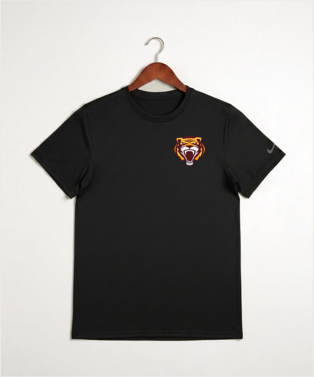 Stewartville High School Football (Boys) - Black Nike Swoosh Sleeve rLegend Tee NKDX8730