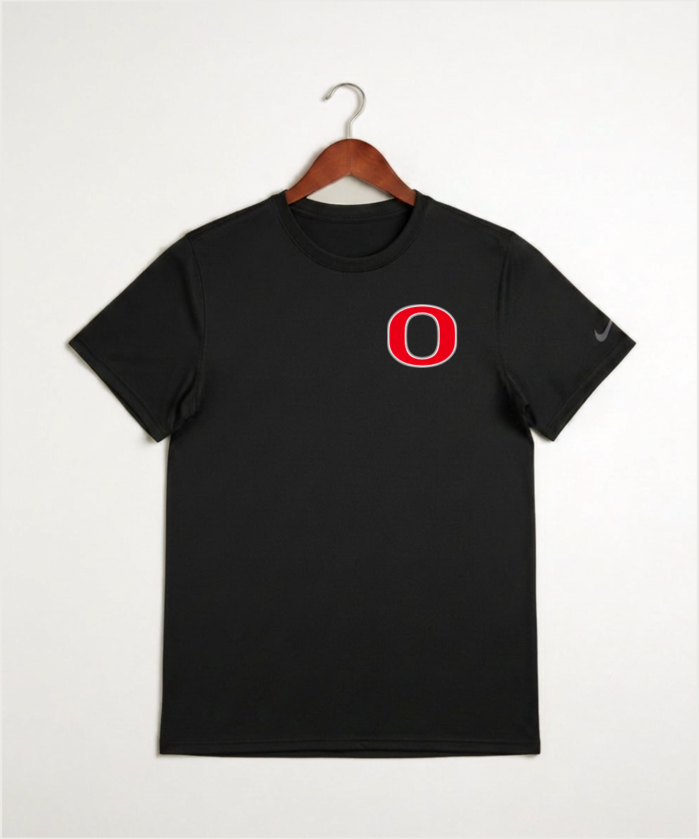 Osakis High School Athletics Coed - Black Nike Swoosh Sleeve rLegend Tee NKDX8730