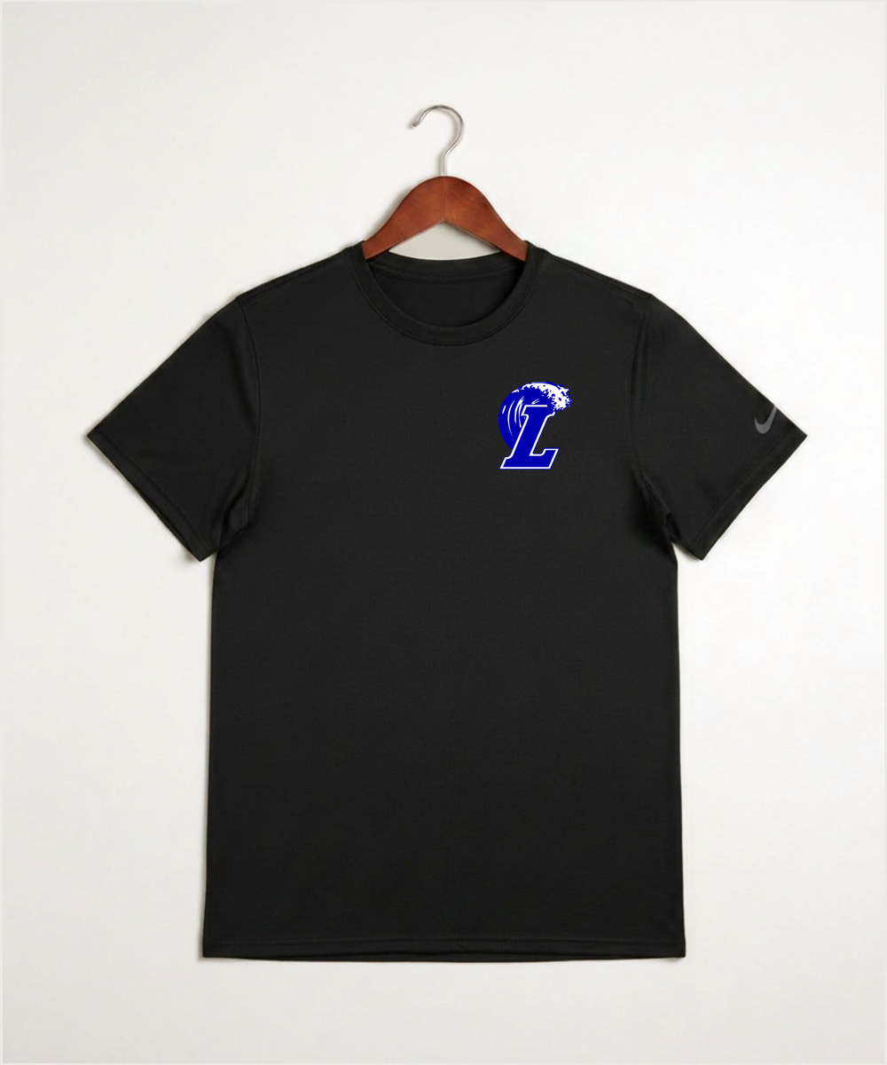 Lakeview High School Football (Boys) - Black Nike Swoosh Sleeve rLegend Tee NKDX8730