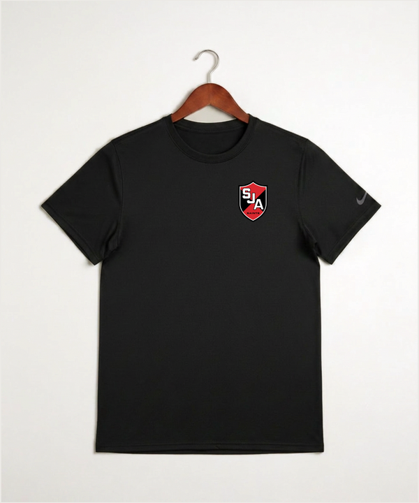 Saint James High School Football (Boys) - Black Nike Swoosh Sleeve rLegend Tee NKDX8730