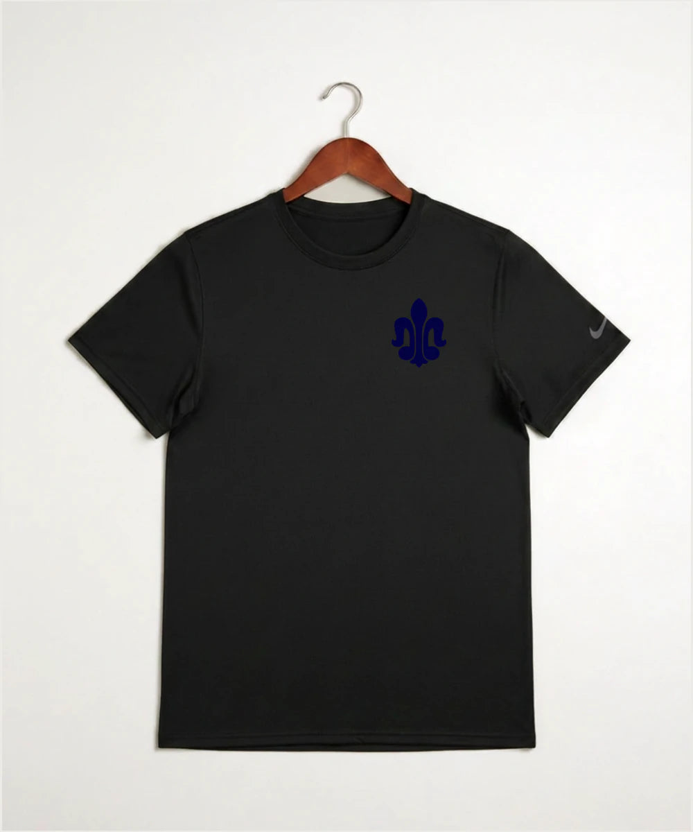 Saint Peter High School Athletics - Black Nike Swoosh Sleeve rLegend Tee NKDX8730