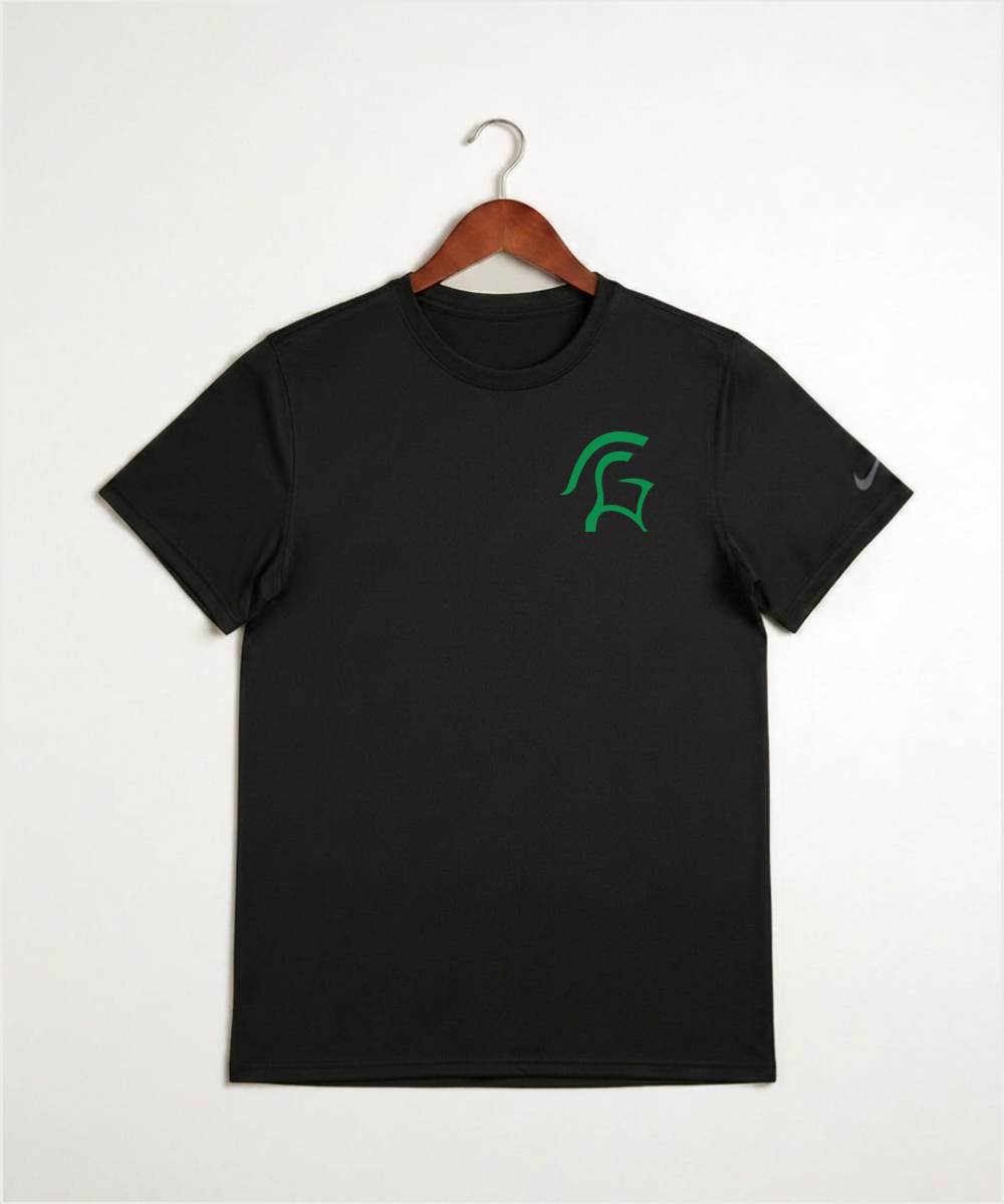 La Crescent High School Football (Boys) - Black Nike Swoosh Sleeve rLegend Tee NKDX8730