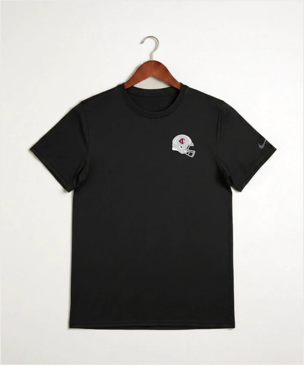 Crosby Ironton High School Football (Boys) - Black Nike Swoosh Sleeve rLegend Tee NKDX8730