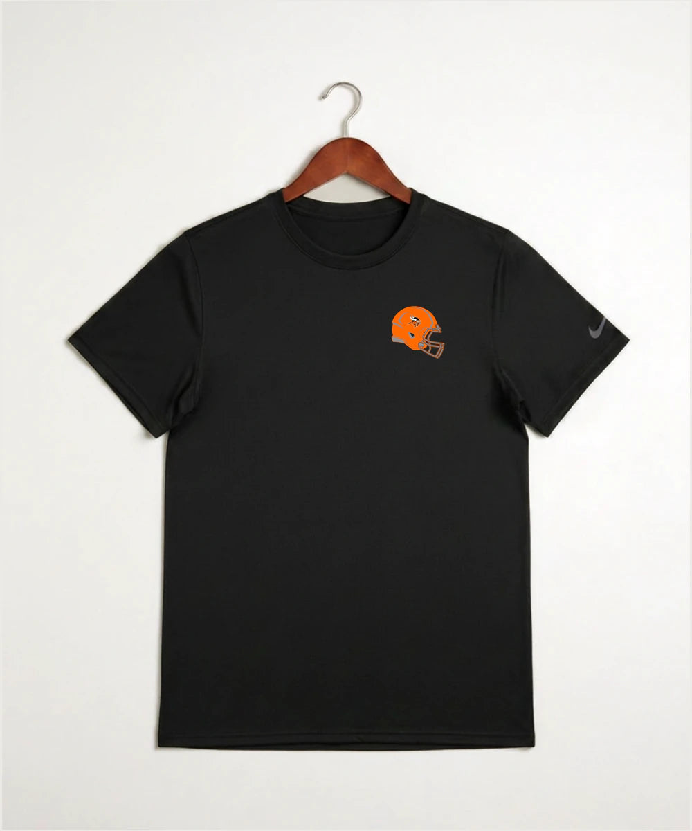 Littlefork Big Falls High School Football (Boys) - Black Nike Swoosh Sleeve rLegend Tee NKDX8730
