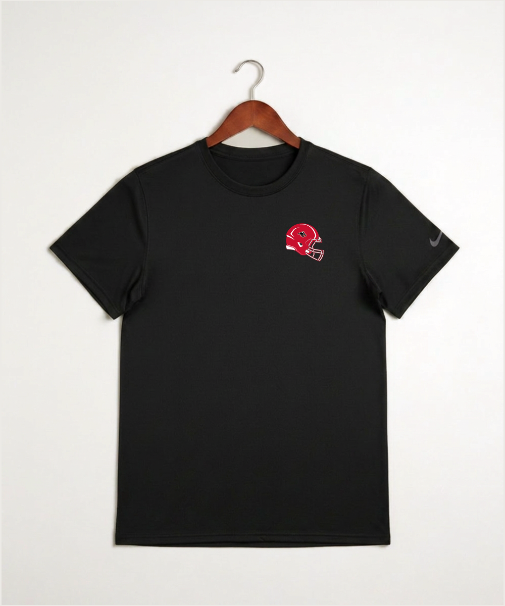 Milaca High School Football (Boys) - Black Nike Swoosh Sleeve rLegend Tee NKDX8730