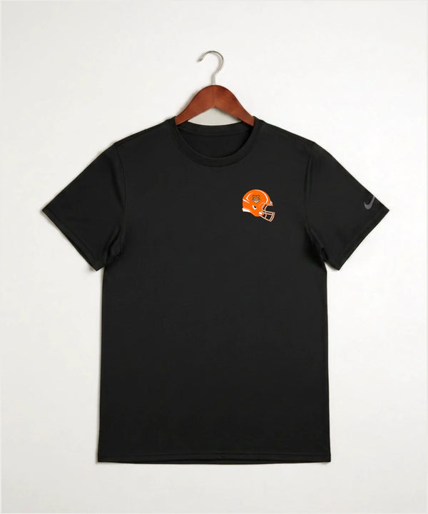 Princeton High School Football (Boys) - Black Nike Swoosh Sleeve rLegend Tee NKDX8730